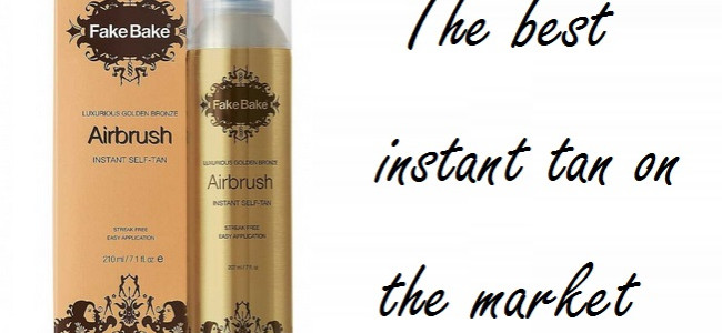 The Fake Bake hero product: Airbrush Instant Self Tan Golden Bronze