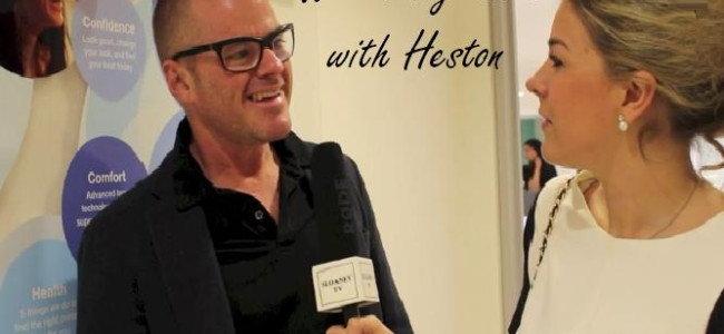 Sloaney TV: Heston Blumenthal launches new eyewear with Vision Express