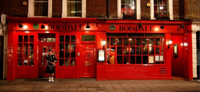 Date night at Boisdale of Belgravia