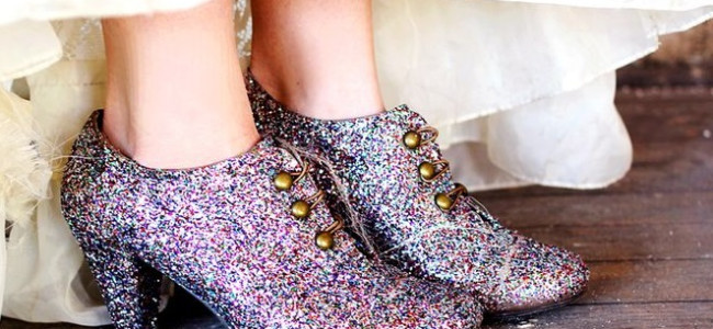 Twinkle toes: Festive Footwear