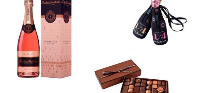 Spoil your loved one with champagne and chocolates