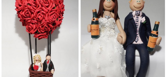 Totally Toppers: A personalised Bride & Groom for your wedding cake