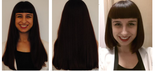 Braving the bob trend! Braving the bob trend!