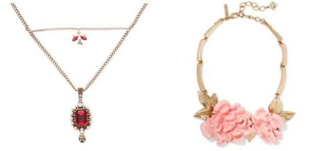 Statement necklaces for the Christmas party season