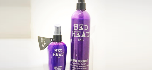 Stay bright blonde thanks to ‘Dumb Blonde’ from Bed Head by Tigi