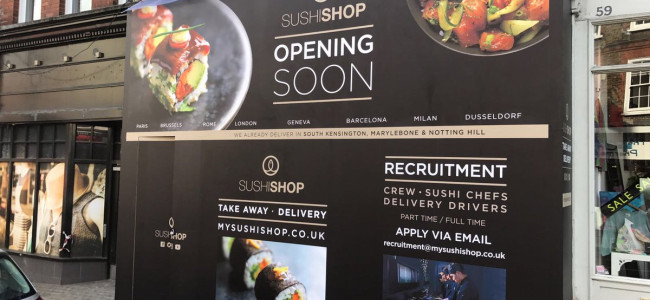 The Sushi Shop opens new London stores The Sushi Shop opens new London stores