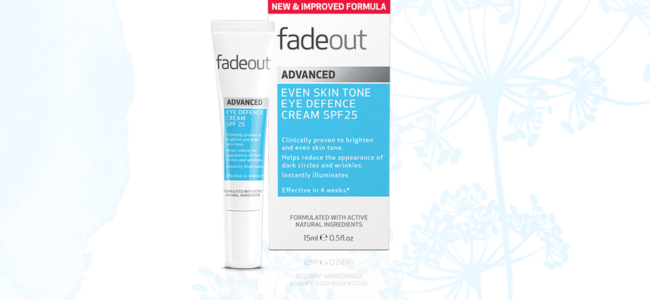 Protect your skin from winter sun with Fade Out Advanced Even Skin Tone Eye Defence Cream