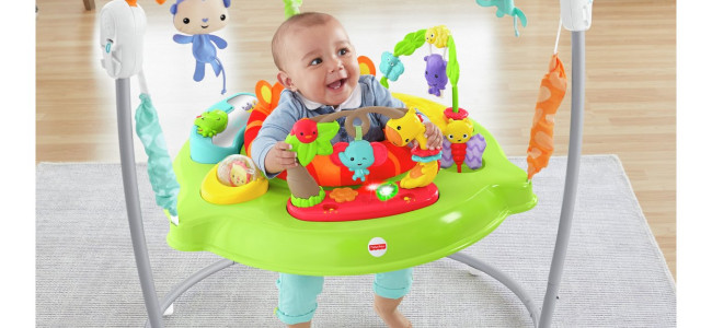 Mum Diary: The Fisher-Price Jumperoo helps baby develop new skills during playtime Mum Diary: The Fisher-Price Jumperoo helps baby develop new skills during playtime