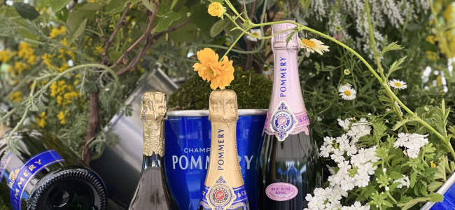 The Season 2022: Raise a glass on the Champagne Pommery Terrace at the RHS Chelsea Flower Show