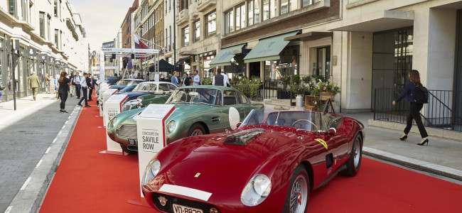 Concours on Savile Row will display cars from manufacturers and private collectors