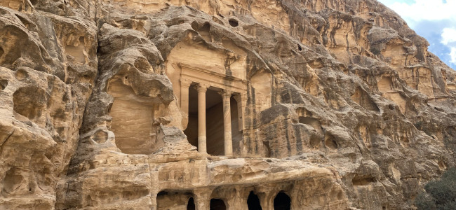 Petra, rose-red city, half as old as time. Petra, rose-red city, half as old as time.
