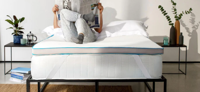 Enjoy an instant sleep upgrade with the Simba Hybrid Mattress Topper