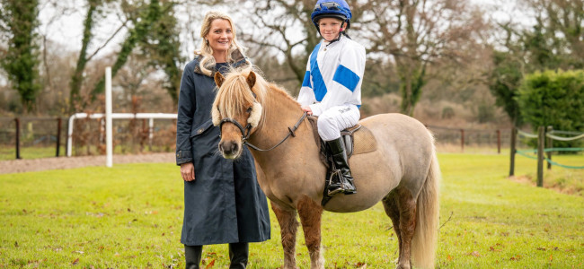 The Sloaney sponsors Oldeworlde Daniel in the Shetland Pony Grand National at London International Horse Show The Sloaney sponsors Oldeworlde Daniel in the Shetland Pony Grand National at London International Horse Show