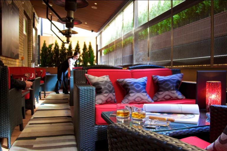You can enjoy a Havana cigar on the terrace You can enjoy a Havana cigar on the terrace