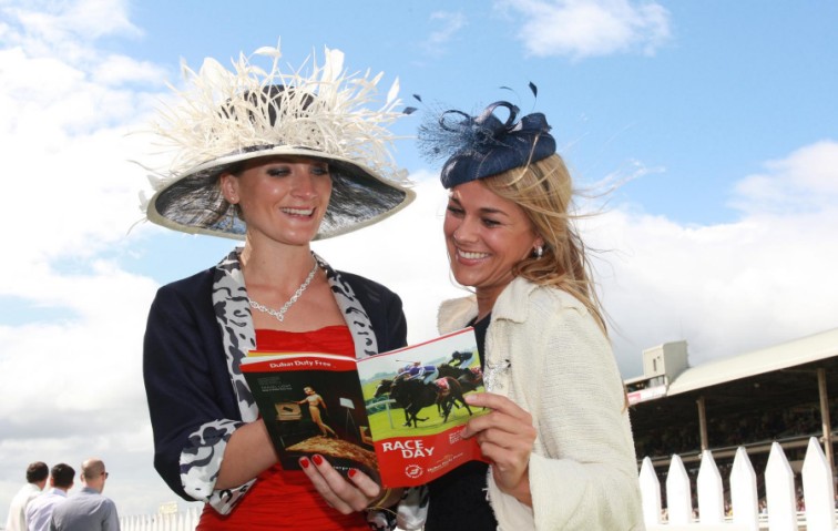 The Sloaney's Editor, Laura Toogood, with Katie-Ann Lamb at the Dubai Duty Free Irish Derby (Conor Healy Photography)