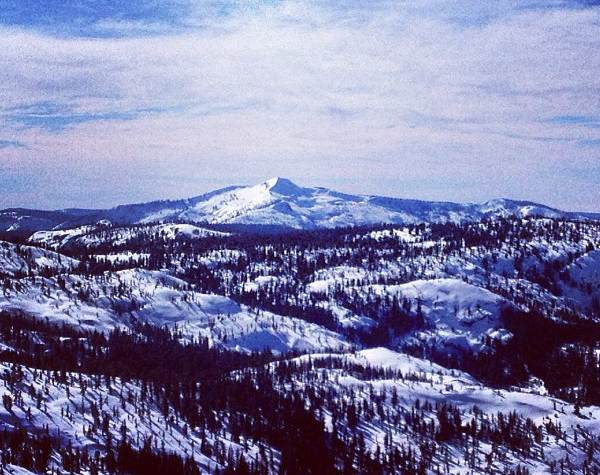 The view from the top of the mountain range The view from the top of the mountain range