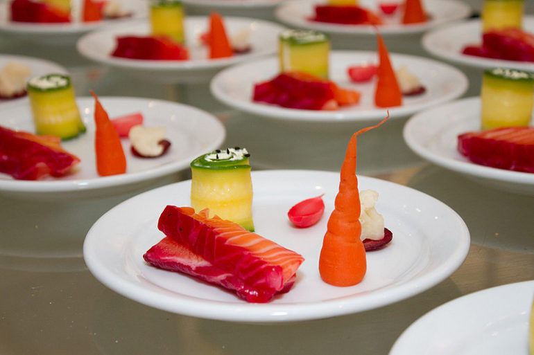 The quality of the food and wine was exceptional