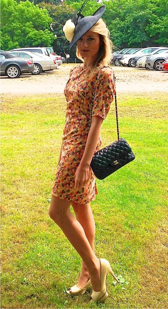 Our Editor, Laura Toogood, wore an LK Bennett dress with Chanel accessories to Royal Ascot 2013