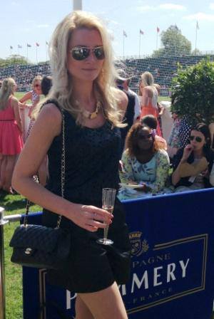 The Sloaney's Editor Laura Toogood at Mint Polo in the Park