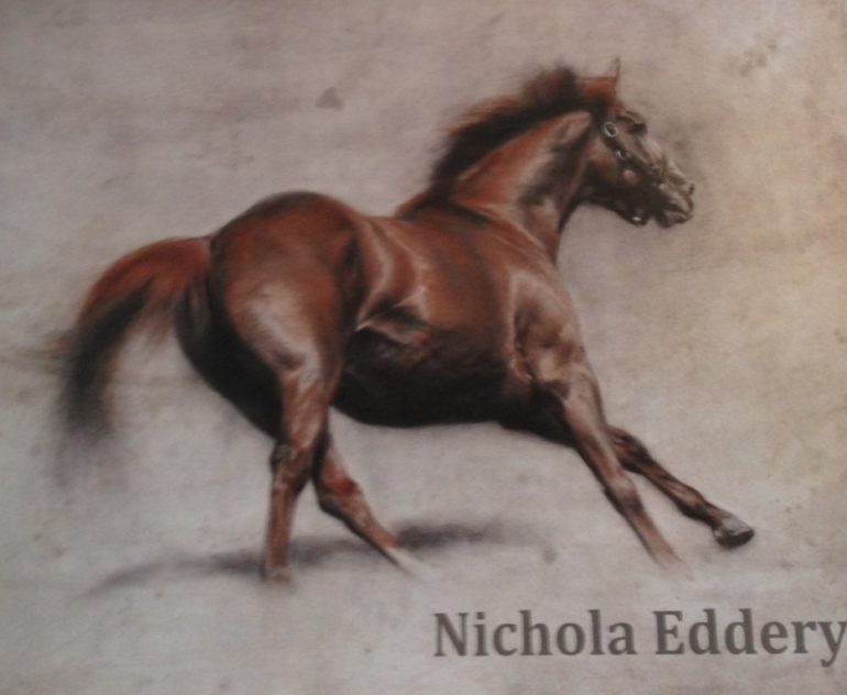 Nichola Eddery's art exhibition runs until July 5th on Motcomb Street