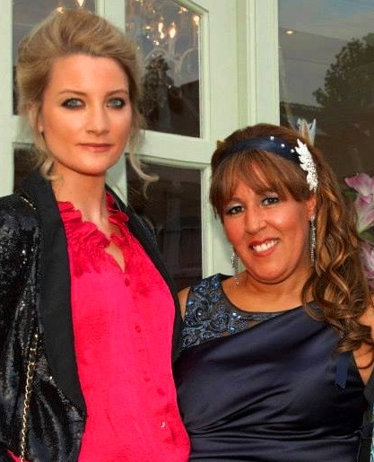 Laura Toogood with the owner of La Durbin, Latifa Durbin