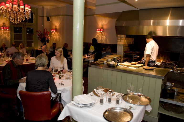 This evening the menu is available at 2003 prices