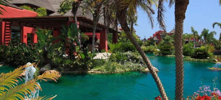Tropical Gardens are a key feature