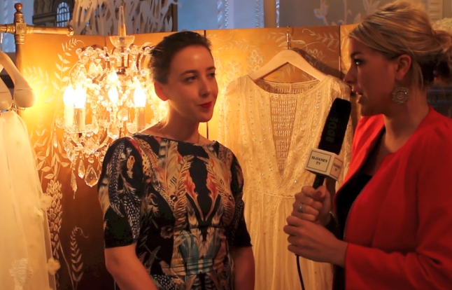 Sloaney TV is given an exclusive preview of the Temperley London Wedding Collection for 2014