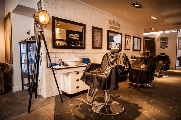 Gillette Pop Up Barber shop Gillette Pop Up Barber shop