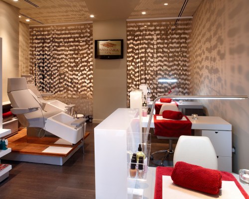 The spa is located in the Park Plaza Hotel