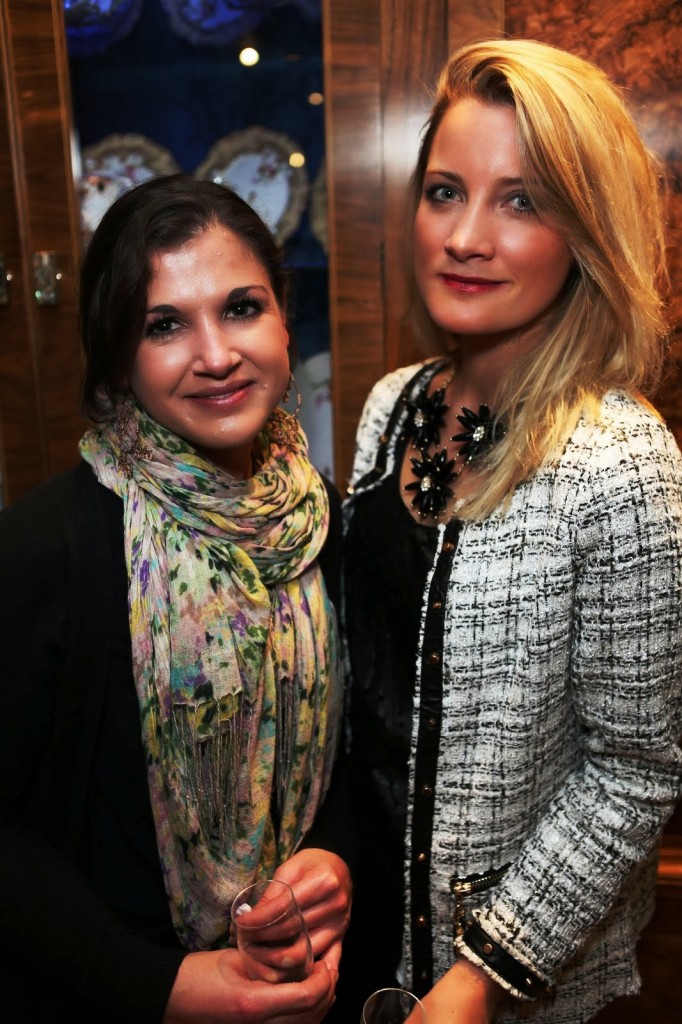 Pippa Mallorie and Laura Toogood at the showroom launch
