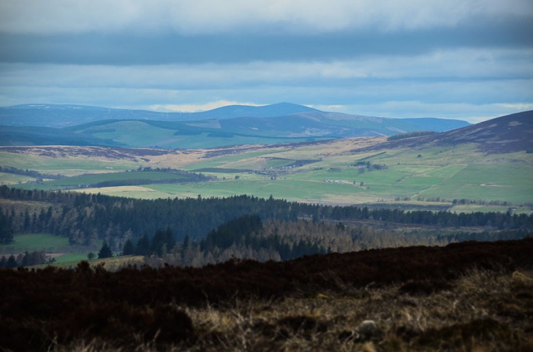 You can see stunning views when climbing the paths behind Raemoir