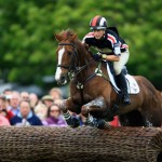 Zara Phillips competing at Badminton Horse Trials