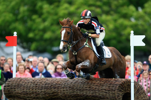 Zara Phillips competing at Badminton Horse Trials 