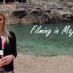 Filming in Majorca