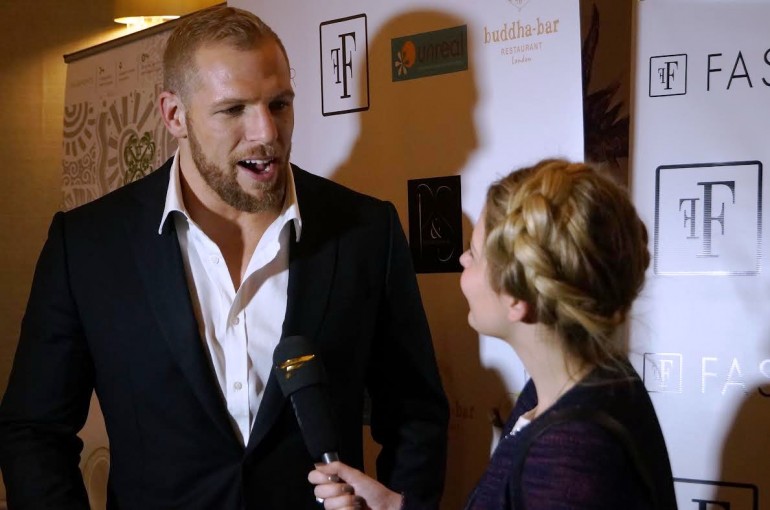 James Haskell has been wearing his shirts to lots of events