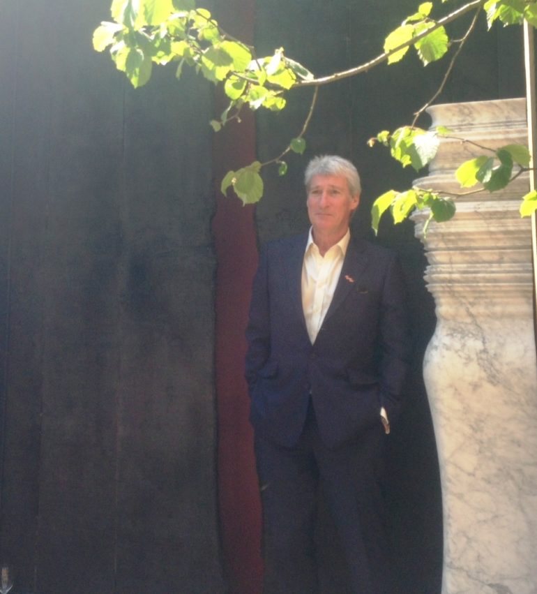 Jeremy Paxman in the Cloudy Bay garden