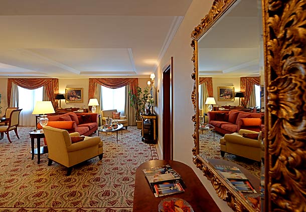 The Presidential Suite is the Marriott's top offering