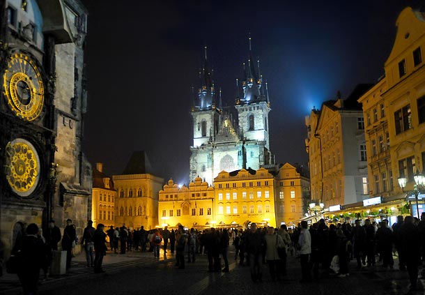 The main square in Prague