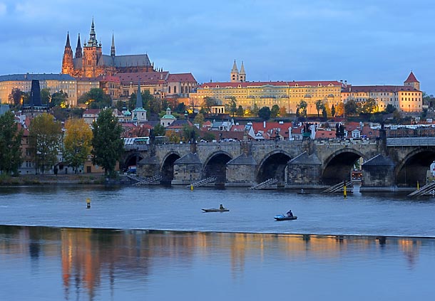 Prague Castle is one of many beautiful attractions