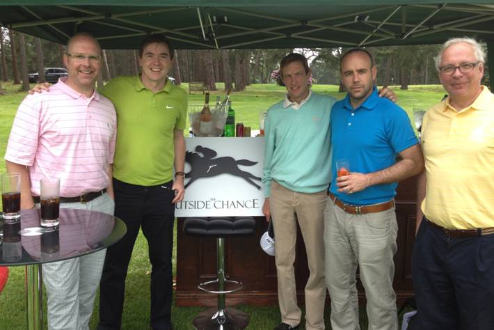 The Jockey Club team: Richard Hughes with Dickon White, Phil White, Richard Norris and Stephen Wallis