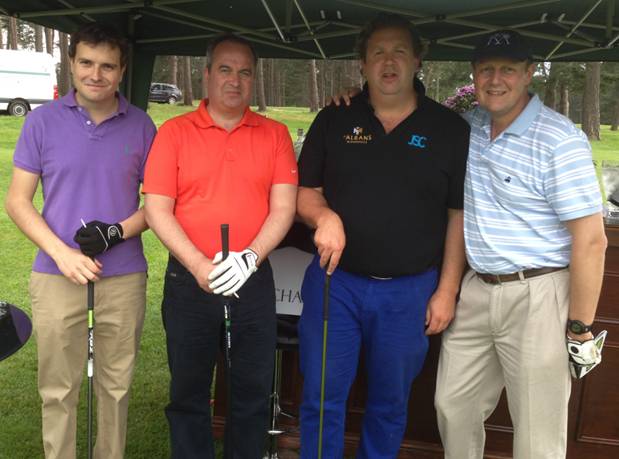 The winners! Captain Johnno Spence with JP Magnier, Barry Orr and Ed Dunlop