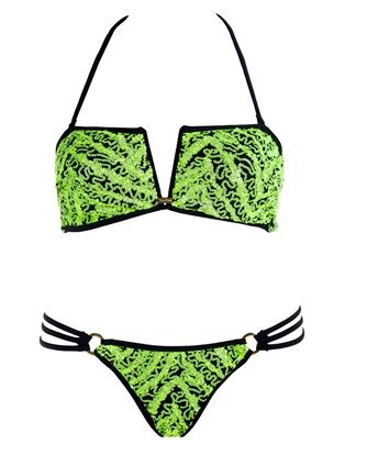 Mystic Shine Bandeau Bikini by Beach Bunny