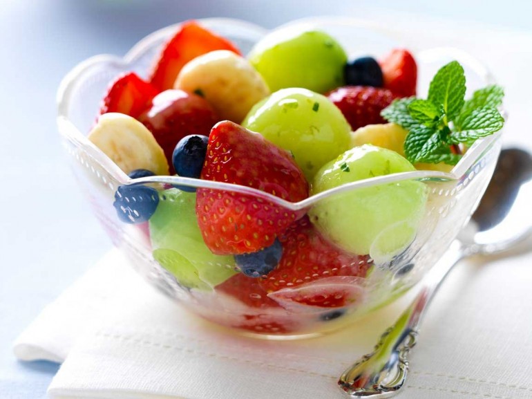 Swap the chocolate for a fruit salad