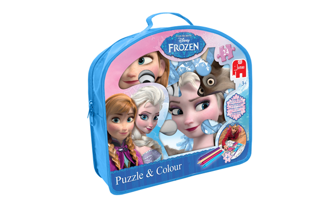 The Disney Frozen Puzzle & Colour is £9.99 and suitable for ages 3+