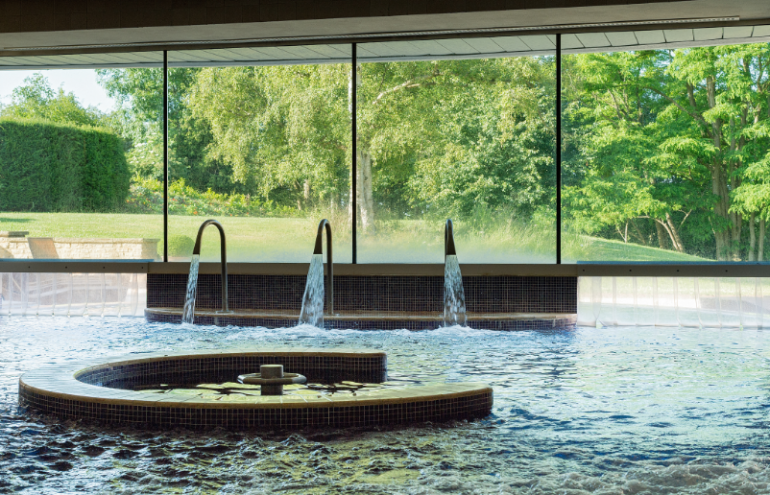 Whatley Manor has a brilliant hydro pool