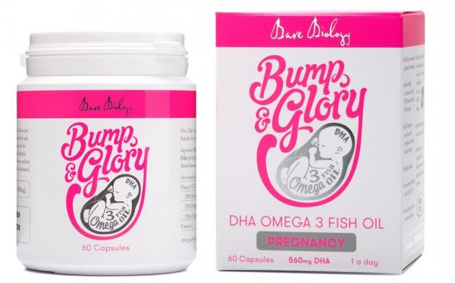 I've been taking Bump & Glory DHA Omega 3 Fish Oil