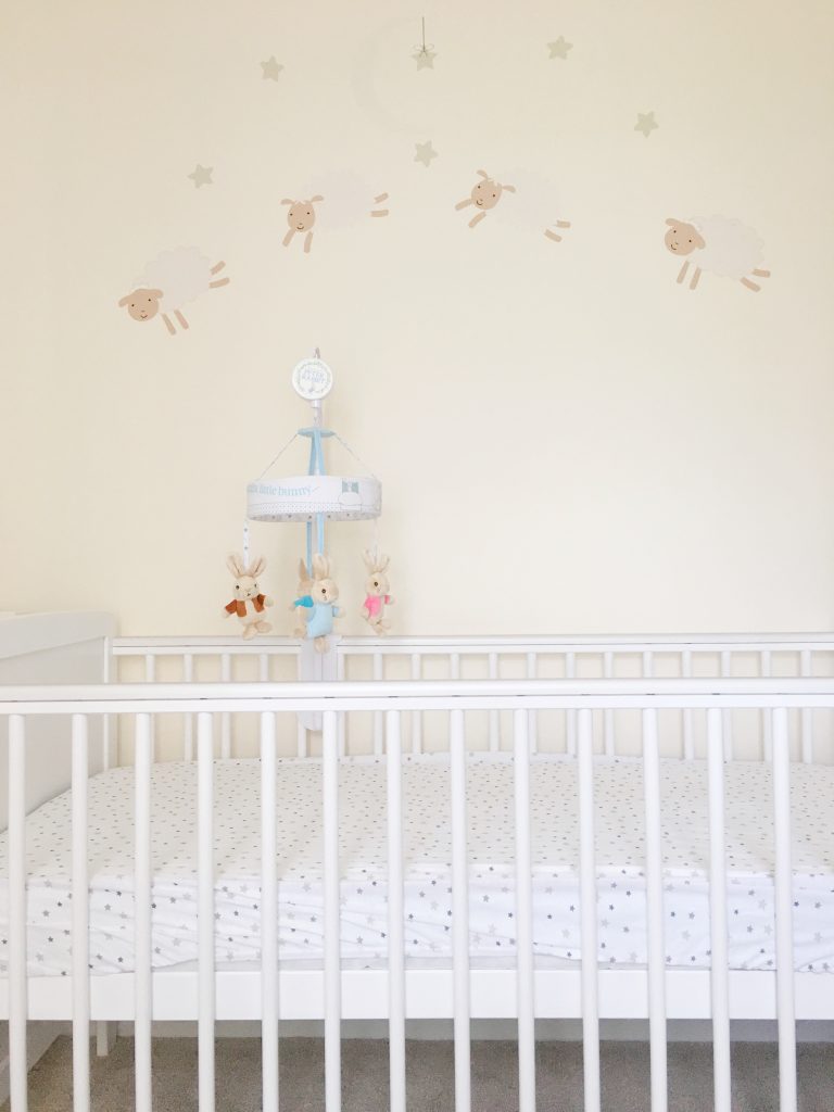 The Baby Elegance cot in it's new home