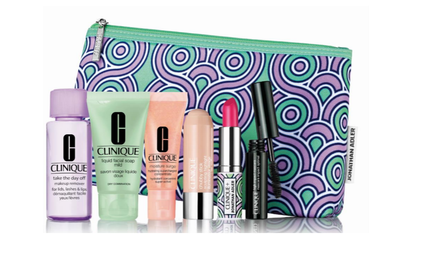 Exclusive Clinique gift currently available from John Lewis The Sloaney