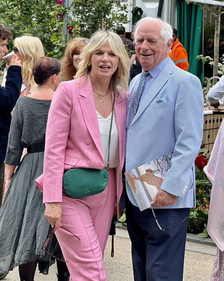 Zoe Ball attends the RHS Chelsea Flower Show 2022 with her father 